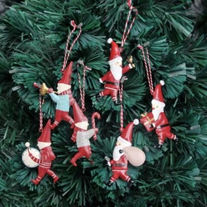 Double-sides Painted Drop Ornaments Soldiers Embellishment Festival - Picture 1 of 8