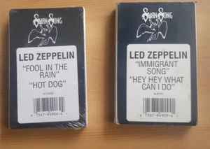 2 x Cassette Led Zeppelin Singles 1 is sealed 1990 Promo Page Plant - Picture 1 of 4