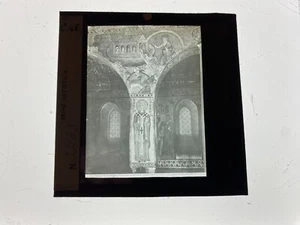 PALERMO, PALATINE CHAPEL, Italy - Original Magic Lantern 3.25 Inch SLIDE - Picture 1 of 1
