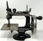 Vintage Singer Mini Toy Hand Crank Metal Sewing Machine
