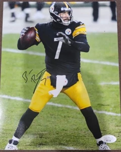 Ben Roethlisberger AUTOGRAPHED PITTSBURGH STEELERS 8x10 PHOTO SIGNED JSA AUTHENT - Picture 1 of 1