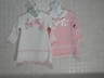 PEX Spanish Style Baby Girl Knitted Dress  Bow Pink white 0-3 - 3-6  6-9 months