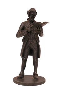 VINTAGE THE FRANKLIN MINT FINE PEWTER 1974 THE SCHOOLMASTER 4" - Picture 1 of 6