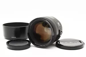 [MINT w/Hood] Minolta AF 85mm f/1.4 Prime Lens for Sony Minolta A From JAPAN #19 - Picture 1 of 12