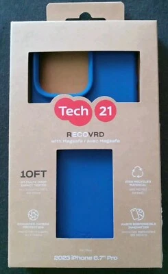 Tech21 Case iPhone 15 Pro Max - MagSafe Compatible. 100% Recycled Materials.  - Image 1 of 2