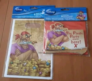 PIRATEN 6 Einladungskarten + 6Party Tütten Kindergeburtstag NEU - Bild 1 von 1