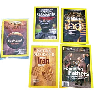 Fünf National Geographic Zeitschriften - undatierter Sammler Gründerväter erstaunlich - Bild 1 von 13