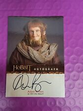 Hobbit An Unexpected Journey Autograph Auto A13 Adam Brown Ori the Dwarf  Card