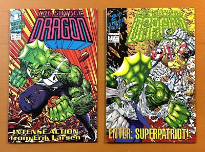 Savage Dragon #1 & 2 (image 1992) 2 x NM / NM- comics - Image 1 of 4
