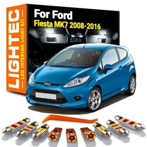 Ford Fiesta Mk7 2008-2016 PREMIUM 10Pc Led Interior Light Upgrade Kit – White - Picture 1 of 4