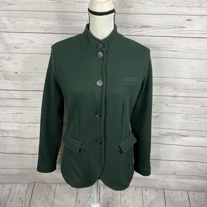 Banana Republic Outlet Womens Knit Pique Blazer Jacket Size XS Green - Picture 1 of 9