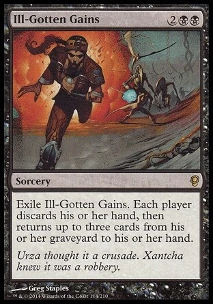 MTG Magic the Gathering Ill-Gotten Gains (114/219) Conspiracy LP - Image 1 of 1