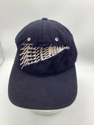 Thunderbird Black Adjustable Cotton Vintage Baseball Cap H6 - Image 1 of 4
