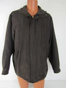 Izod Bomber Giacca Media Marrone Cerniera Intera Vintage Nylon Retro Y2K Uomo - Foto 1 di 8