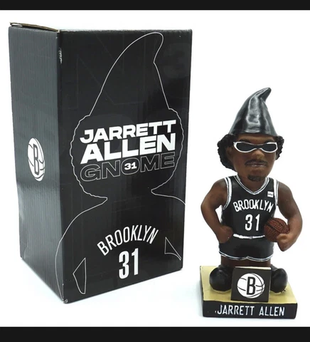 Brooklyn Nets Jarrett Allen #31 Garden Gnome Not A Bobblehead NBA SGA Caviliers Cover