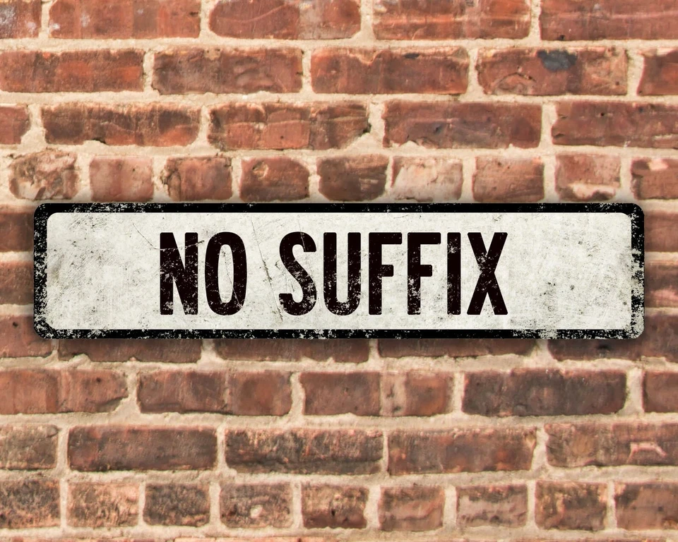 Letrero de calle de metal blanco estilo vintage personalizado - una cara 4" x 18" Foto 1 de 1