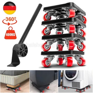 5 Tlg Transportroller Set 400 kg Möbelheber Umzughelfer Möbelrollen Möbelrücker - Bild 1 von 10