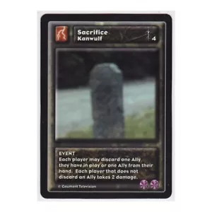 Kanwulf SACRIPFERE Highlander CCG TCG 1. Auflage Waffen & Taktiken - Bild 1 von 1