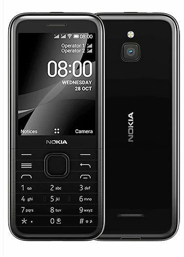 Nokia 8000 4G - 4 GB - Black (Unlocked)