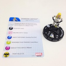 Heroclix Nick Fury, Agent of SHIELD set SHIELD Sharon Carter #003b Common w/card