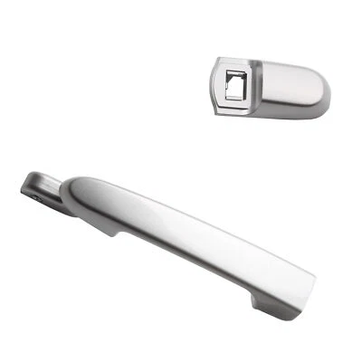 Manija de puerta exterior para 06-11 Hyundai Accent 5S Platinum Silver Mica trasera derecha Foto 1 de 3