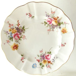 ROYAL CROWN DERBY, PIATTO DA CENA ""DERBY POSES"", FIORI MULTICOLORI BELLO! - Foto 1 di 6