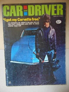 CAR and DRIVER Magazine March 1971 Got My Corvette Free - Picture 1 of 1