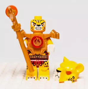 NEW LEGO Chima Minifigure: Lundor Fire Chi Heavy Armor (loc081) 70141 Leopard - Picture 1 of 8