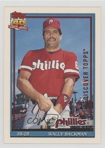 2017 Topps Rediscover Buybacks Bronze Wally Backman (Topps Tiffany) #1991TT-3T