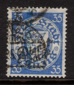 Danzig D 48 PF gestempelt Dienst Plattenfehler Wappen 35 Pfg geprüft (22807) - Picture 1 of 2