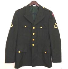 US Military Army DSCP Green Coat 39 R Wool Blazer Jacket Uniform Men's 