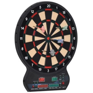 Electronic Dartboard 27 Games with LED Digital Score 12 Soft Darts Ready-to-Play - Picture 1 of 9