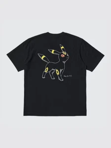 UNIQLO Pokémon UT T-Shirt – Umbreon – Black – Unisex S–XL – Japan Exclusive - Picture 1 of 7