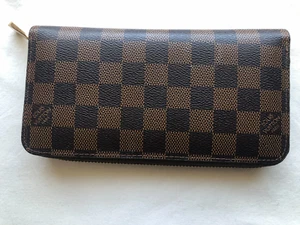 Louis Vuitton Damier Ebene Zippy Geldbörse Long Wallet Braun - Bild 1 von 15