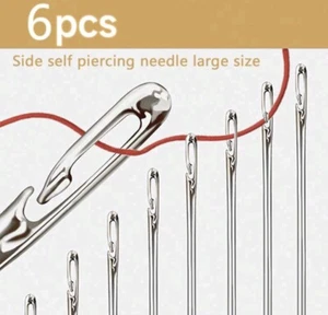 6pc Self Threading Needle Set - Picture 1 of 4