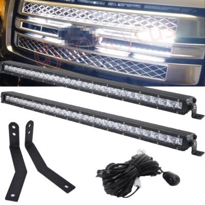 Kits de actualización de barra de luz LED delgada doble 31"" 150W para Ford F150 Fit 09-14 Foto 1 de 4