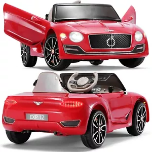 LICENSED Bentley Style Kids Electric Ride On Car Toys 12V 2.4G Remote Control - Picture 1 of 9