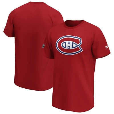 FANATICS NHL T-Shirt Montreal Canadiens Mid Essential Primary Logo Graphic rot