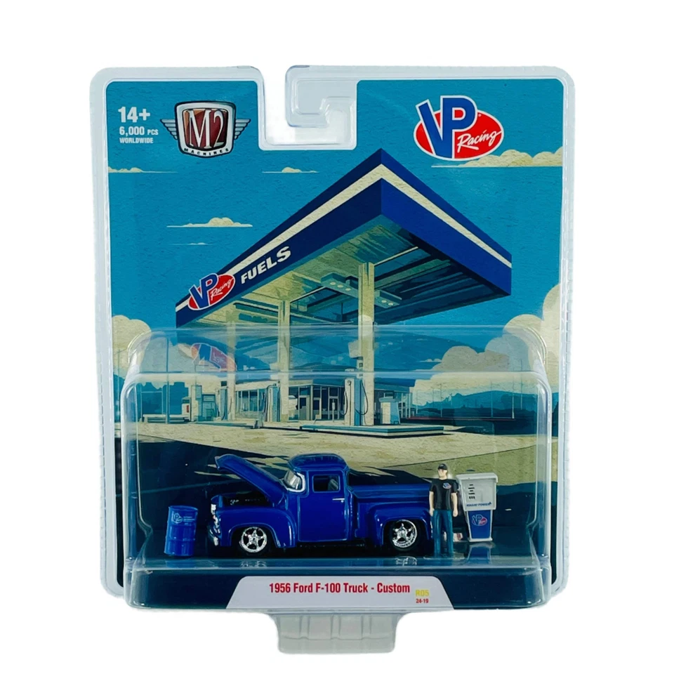 M2 Machines 164 Diecast Cars 1956 Ford F-100 Truck Custom VP Fuels Diorama R05 - Image 1 of 1