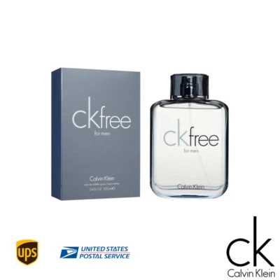 CK Free by Calvin Klein Eau De Toilette Spray 3.4 oz For Men New in Box - Image 1 of 2