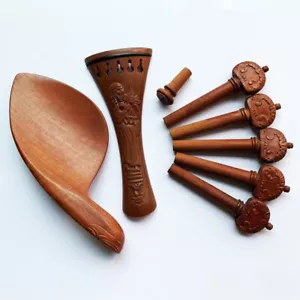 5 cuerdas 4/4 para violín azufaifa montaje de madera cola reposamanos tallado a mano - Imagen 1 de 4