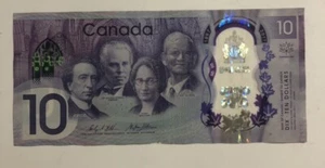 2017-1867 COMMEMORATIVE ISSUE" BANK OF CANADA $10 Dollar bill CDB4325174 - Picture 1 of 9