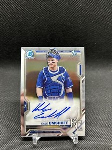 2021 1st Bowman Chrome Kale Emshoff Royals Autograph AUTO #CPA-KE