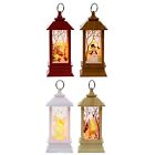 Choice of 4 Small Christmas LED Light Up Lanterns 13cm Tall Flickering Candle