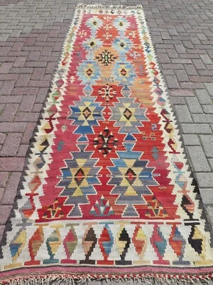 Alfombra Corredor Escaleras Alfombra Pasillo Turco Kilim Corredor Corredor Alfombra Larga 36"x125" Foto 1 de 4