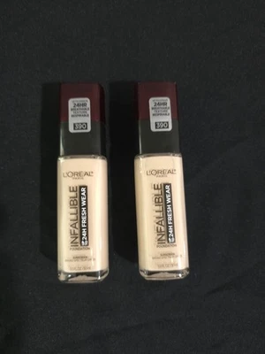2-Pack L’Oréal Infallible 24H Fresh Wear Foundation – Shade 390 – Free Shipping - Image 1 of 2