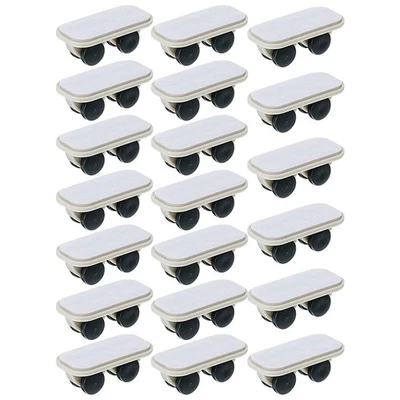 20 Pieces Self Adhesive Wheels Caster Cart on Wheels Boxes Caster Small2226 - Bild 1 von 4