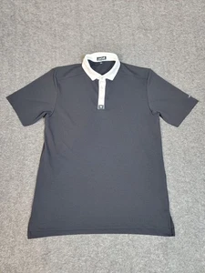 Bad Birdie Herren Golf Poloshirt Größe L Schwarz Weiß Kragen Freizeit Kurzarm - Bild 1 von 11