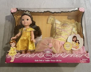 My First Disney Princess Belle Doll & Toddler Dress Gift Set New 2010 Sealed - Picture 1 of 2