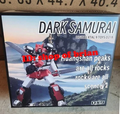 In Stock New DX9 Toys D21B Dark Samurai Sideswipe Transforms Action Figure - Image 1 of 4